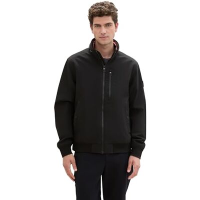 TOM TAILOR 1041314 Veste demi-saison avec capuche dans le col montant Homme (lot de 1) TOM TAILOR 1041314 Veste demi-saison avec capuche dans le col montant Homme (lot de 1)