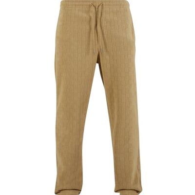 Urban Classics Pantalon de sport pour homme Jacquard Velvet Wide Pantalon de jogging décontracté en jacquard Coupe ample Tailles S à 5XL, Beige uni, 3XL Urban Classics Pantalon de sport pour homme Jacquard Velvet Wide Pantalon de jogging décontracté en jacquard Coupe ample Tailles S à 5XL, Beige uni, 3XL