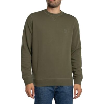 Boss Sweat-shirt pour homme, Vert brillant (325 g), 3XL Boss Sweat-shirt pour homme, Vert brillant (325 g), 3XL