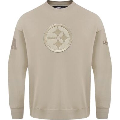 Pro Standard Sweat-shirt à col rond neutre NFL Pittsburgh Steelers Taupe L Pro Standard Sweat-shirt à col rond neutre NFL Pittsburgh Steelers Taupe L