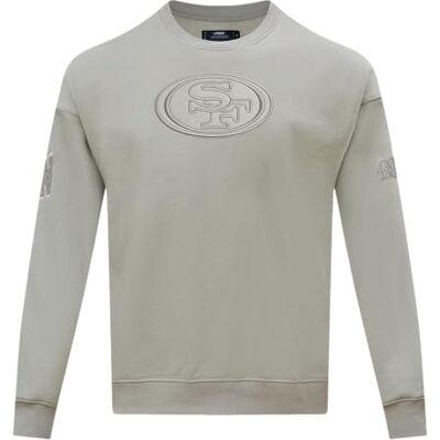 Pro Standard Sweat-shirt à col rond neutre NFL San Francisco 49Ers Taupe M Pro Standard Sweat-shirt à col rond neutre NFL San Francisco 49Ers Taupe M