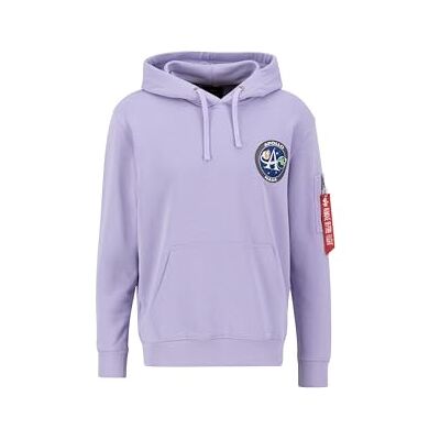 Alpha Apollo Mission Hoody T-shirt unisexe pour adulte, Violet pâle, XL Alpha Apollo Mission Hoody T-shirt unisexe pour adulte, Violet pâle, XL