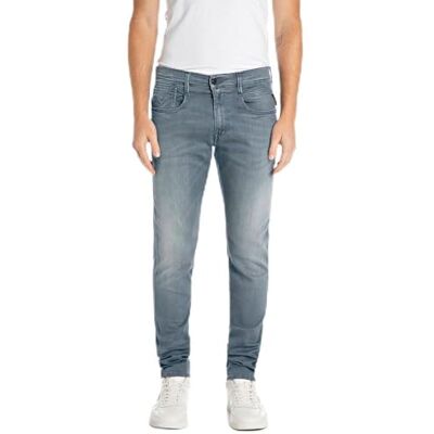 Replay Anbass Hyperflex Eco Plus Jeans pour homme, 096 Medium Grey, 32W / 34L Replay Anbass Hyperflex Eco Plus Jeans pour homme, 096 Medium Grey, 32W / 34L