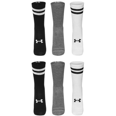 Under Armour Essential Crew Lot de 6 Paires de Chaussettes Essentiels Mixte (lot de 12) Under Armour Essential Crew Lot de 6 Paires de Chaussettes Essentiels Mixte (lot de 12)