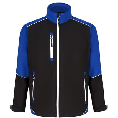 ORN Fireback Jacket Homme, Noir/bleu roi, L ORN Fireback Jacket Homme, Noir/bleu roi, L