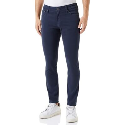 JACK & JONES JACK&JONES Jpstglenn Jjicon Max AKM Pantalon pour homme, Blazer bleu marine., 27W / 32L JACK & JONES JACK&JONES Jpstglenn Jjicon Max AKM Pantalon pour homme, Blazer bleu marine., 27W / 32L
