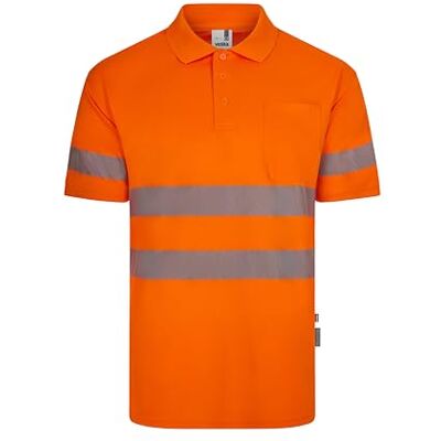 VELILLA 305532 Polo en polyester recyclé uni à manches courtes avec ruban segmenté Orange fluo Taille XXL, Orange fluo noir, XXL VELILLA 305532 Polo en polyester recyclé uni à manches courtes avec ruban segmenté Orange fluo Taille XXL, Orange fluo noir, XXL