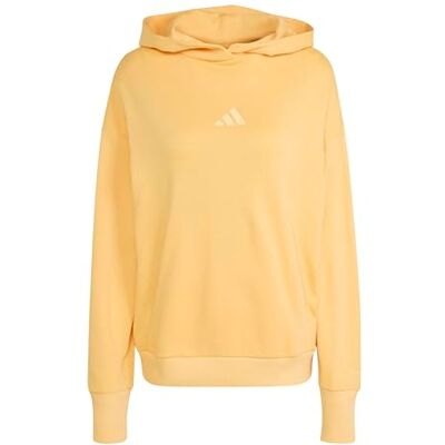 adidas dam ALL SZN FRENCH TERRY LOOSE HOODIE, Semi Ice Tangerine, XS adidas dam ALL SZN FRENCH TERRY LOOSE HOODIE, Semi Ice Tangerine, XS
