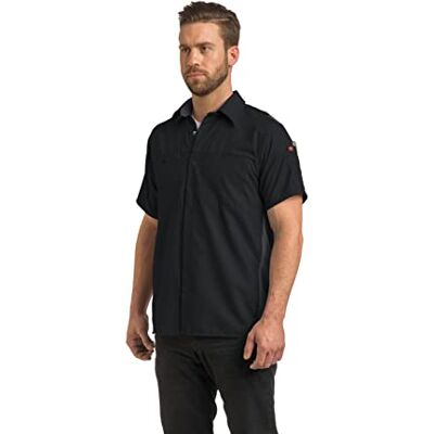 Red Kap Men's Short Sleeve Performance Plus Shop Shirt With Oilblok Technology Chemise Homme Red Kap Men's Short Sleeve Performance Plus Shop Shirt With Oilblok Technology Chemise Homme