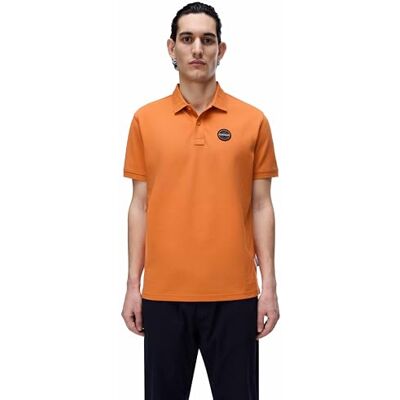 Napapijri Epy Ss 2 Orange Buttern Polo Shirt Homme Napapijri Epy Ss 2 Orange Buttern Polo Shirt Homme