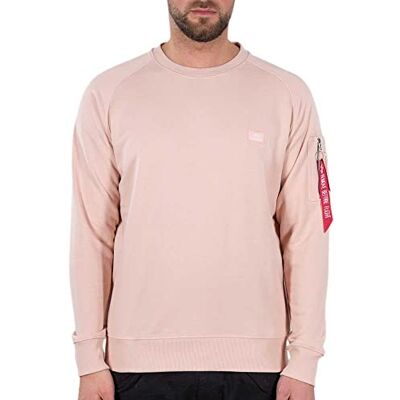 Alpha X-fit Sweat-shirt pour homme, Pêche clair, XXL Alpha X-fit Sweat-shirt pour homme, Pêche clair, XXL