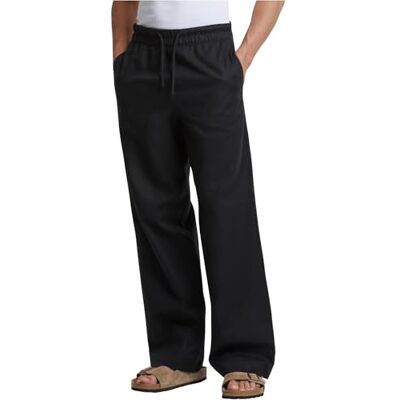 Urban Classics Tb6620-loose Cotton Linen Pants Pantalon Homme Urban Classics Tb6620-loose Cotton Linen Pants Pantalon Homme