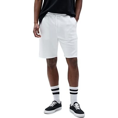 Koton Bermuda avec cordon de serrage pour homme, Ecru (002), M Koton Bermuda avec cordon de serrage pour homme, Ecru (002), M