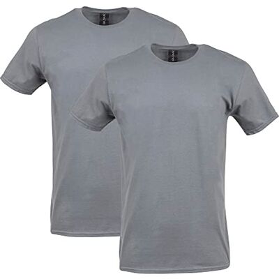 Gildan 64000 Softstyle T-shirt à manches courtes pour homme, charbon, XL Gildan 64000 Softstyle T-shirt à manches courtes pour homme, charbon, XL