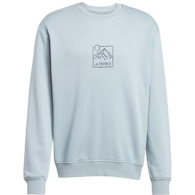 adidas Mixte Terrex Graphic Crew, magic grey, XL adidas Mixte Terrex Graphic Crew, magic grey, XL