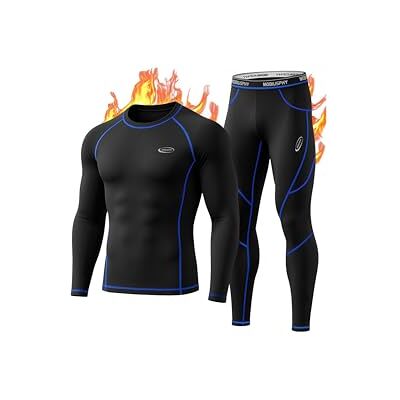MOBIUSPHY sous-Vêtement Thermique Homme Ensemble de sous-vêtements Thermiques, Noir, M MOBIUSPHY sous-Vêtement Thermique Homme Ensemble de sous-vêtements Thermiques, Noir, M