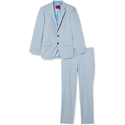 HUGO Costume Henry/Getlin232X pour homme, bleu clair/pastel 455, 98, Bleu clair/pastel 455, 98 HUGO Costume Henry/Getlin232X pour homme, bleu clair/pastel 455, 98, Bleu clair/pastel 455, 98
