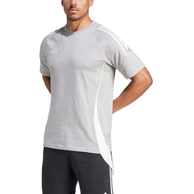 adidas Homme Tiro24 Sweat Shirt, medium grey heather/white, XXL adidas Homme Tiro24 Sweat Shirt, medium grey heather/white, XXL