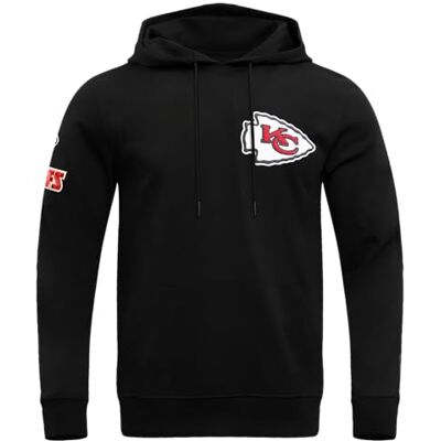 Pro Standard Sweat à capuche classique en chenille pour homme NFL Kansas City Chiefs Noir Taille XXL Pro Standard Sweat à capuche classique en chenille pour homme NFL Kansas City Chiefs Noir Taille XXL