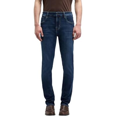7 For All Mankind Slim Tapered Mirror, bleu foncé, 31W 7 For All Mankind Slim Tapered Mirror, bleu foncé, 31W