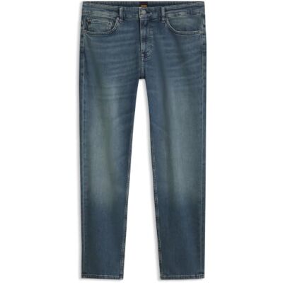 Boss Hommes Delaware BO Delaware Jean Slim en Denim Stretch Confortable Bleu foncé, Bleu Moyen427, 33W / 32L Boss Hommes Delaware BO Delaware Jean Slim en Denim Stretch Confortable Bleu foncé, Bleu Moyen427, 33W / 32L