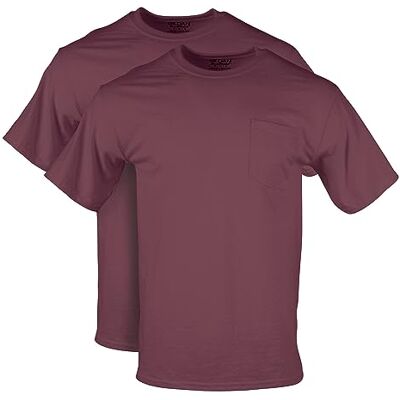 Gildan Dryblend Lot de 2 t-shirts de travail avec poche T-shirt Homme Gildan Dryblend Lot de 2 t-shirts de travail avec poche T-shirt Homme