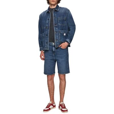 LTB Jeans Hayes Veste en jean moderne pour homme fabriquée en mélange de coton Coupe ajustée Taille L, bleu, L LTB Jeans Hayes Veste en jean moderne pour homme fabriquée en mélange de coton Coupe ajustée Taille L, bleu, L