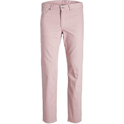 JACK & JONES Pantalon chino standard pour homme, Deauville Mauve, 30W / 32L JACK & JONES Pantalon chino standard pour homme, Deauville Mauve, 30W / 32L