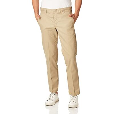 Dickies Work Pant Slim Taper Pantalon décontracté pour homme, Sable (Desert Sand), 30W / 32L Dickies Work Pant Slim Taper Pantalon décontracté pour homme, Sable (Desert Sand), 30W / 32L