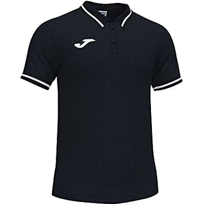 Joma Polo à manches courtes Confort II, taille XS, couleur noire Joma Polo à manches courtes Confort II, taille XS, couleur noire