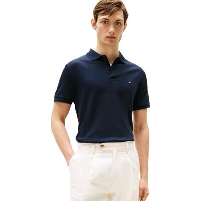 Tommy Hilfiger Liquid Cotton Essential Reg Polomw0mw35585 Polo standard essentiel en coton liquide Homme Tommy Hilfiger Liquid Cotton Essential Reg Polomw0mw35585 Polo standard essentiel en coton liquide Homme