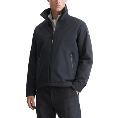 Marc O'Polo Veste demi-saison imperméable doublée pour homme, bleu marine, M Marc O'Polo Veste demi-saison imperméable doublée pour homme, bleu marine, M