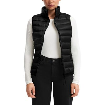 QS Gilet matelassé, Noir, M QS Gilet matelassé, Noir, M