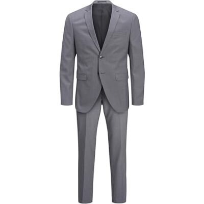 JACK & JONES Male Costume 2 pièces Super Slim Fit, Gris clair chiné, 50 JACK & JONES Male Costume 2 pièces Super Slim Fit, Gris clair chiné, 50