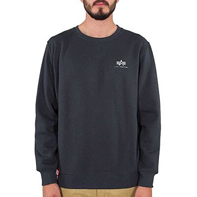 Alpha Basic Small Logo Sweat-Shirt À Capuche Sport Homme, Bleu Marine, 3XL Alpha Basic Small Logo Sweat-Shirt À Capuche Sport Homme, Bleu Marine, 3XL