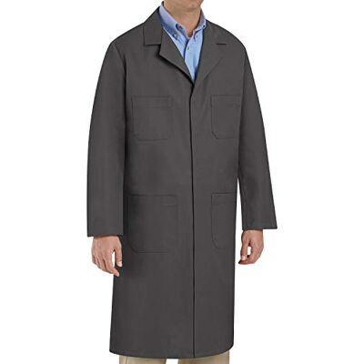 Red Kap Men's Shop Coat, Charcoal, 50 Red Kap Men's Shop Coat, Charcoal, 50