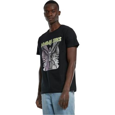T-shirt pour homme Deadly Sins Tee, imprimé pour homme, t-shirt graphique, streetwear, Noir, L T-shirt pour homme Deadly Sins Tee, imprimé pour homme, t-shirt graphique, streetwear, Noir, L