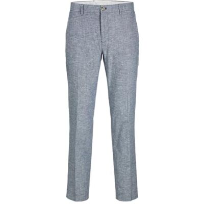 JACK & JONES Jprriviera Pantalon slim fit Sn pour homme, Bleu nuit, 46 JACK & JONES Jprriviera Pantalon slim fit Sn pour homme, Bleu nuit, 46
