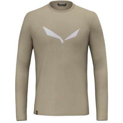 Salewa Logo Solide Dry M L/S Tee. T-shirt Homme Salewa Logo Solide Dry M L/S Tee. T-shirt Homme