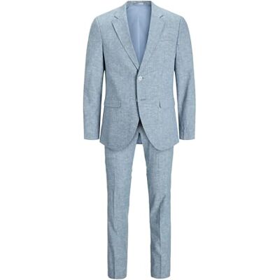 JACK & JONES JACK&JONES PLUS Jprfranco Suit Ps Costumes Homme Coupe super slim fit, uni, manches longues, formelle, pas de lavage JACK & JONES JACK&JONES PLUS Jprfranco Suit Ps Costumes Homme Coupe super slim fit, uni, manches longues, formelle, pas de lavage