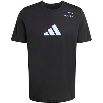 adidas herr TENNIS CATEGORY GRAPHIC T-SHIRT, black, S adidas herr TENNIS CATEGORY GRAPHIC T-SHIRT, black, S