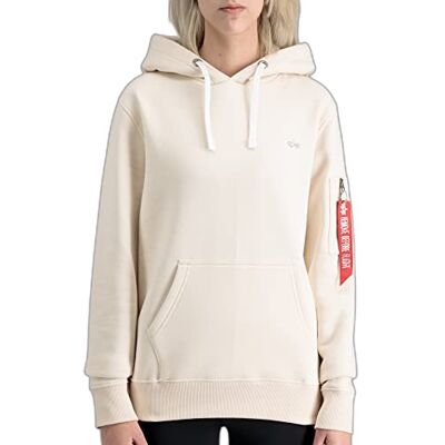Alpha Emb Sweat unisexe pour adulte, Blanc (Jet Stream White 578), XL Alpha Emb Sweat unisexe pour adulte, Blanc (Jet Stream White 578), XL