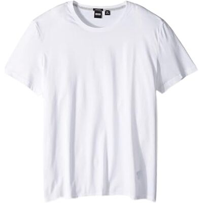 Boss Tiburt T-shirt à manches courtes et col rond pour homme, blanc, XL Boss Tiburt T-shirt à manches courtes et col rond pour homme, blanc, XL