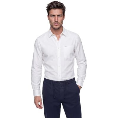 GUESS Ls Pkt Essential Shirt LS PKT ESSENTIAL CHEMISE Homme (lot de 1) GUESS Ls Pkt Essential Shirt LS PKT ESSENTIAL CHEMISE Homme (lot de 1)