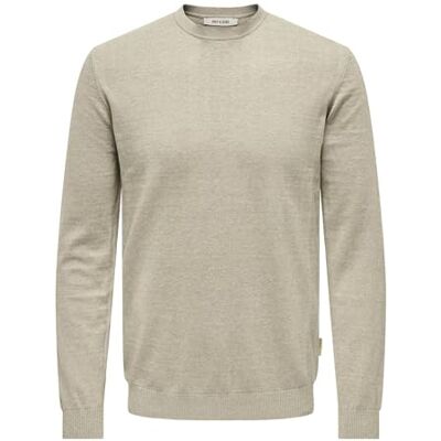 Only & Sons Onsloui Reg 12 Mel Crew Knit Noos Onsloui Reg 12 Mel Crew Knit Noos Homme (lot de 1) Only & Sons Onsloui Reg 12 Mel Crew Knit Noos Onsloui Reg 12 Mel Crew Knit Noos Homme (lot de 1)