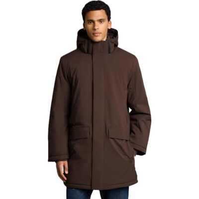 TOM TAILOR Denim Parka fonctionnelle pour homme 1051770 (1 pièce), 40514 Cool Dark Brown, XXL TOM TAILOR Denim Parka fonctionnelle pour homme 1051770 (1 pièce), 40514 Cool Dark Brown, XXL