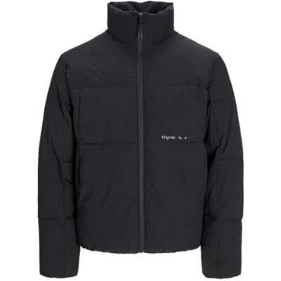 JACK & JONES JORVESTERBRO Blocking Puffer BF PLS Veste matelassée pour homme, noir, 4XL, Noir, 4XL JACK & JONES JORVESTERBRO Blocking Puffer BF PLS Veste matelassée pour homme, noir, 4XL, Noir, 4XL