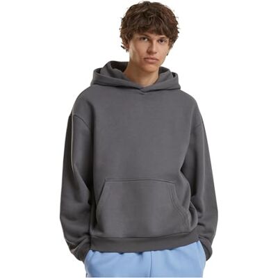 Build Your Brand Sweat à capuche Fluffy pour homme Décontracté Coupe ample Tailles S à 5XL, Gris foncé, 4XL Build Your Brand Sweat à capuche Fluffy pour homme Décontracté Coupe ample Tailles S à 5XL, Gris foncé, 4XL