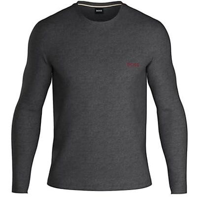 Boss Loungew_T-shirt à manches longues pour homme, charcoal, 4XL Boss Loungew_T-shirt à manches longues pour homme, charcoal, 4XL