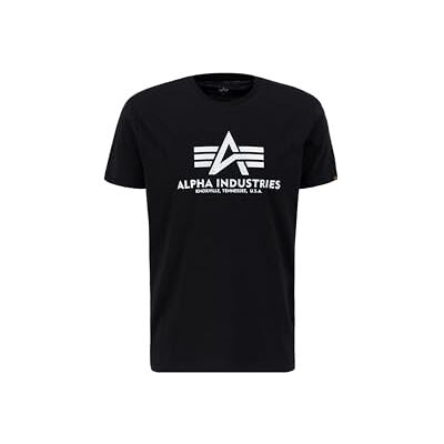 Alpha T-shirt basique T Carbon pour homme, noir/argent, M Alpha T-shirt basique T Carbon pour homme, noir/argent, M